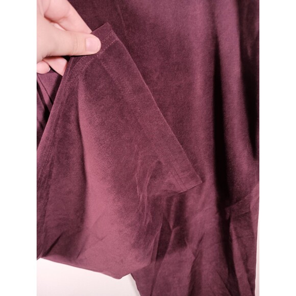 J. Jill Womens Stretch Burgundy Trouser Pants Career Casual Pockets Size 12 - Picture 5 of 9